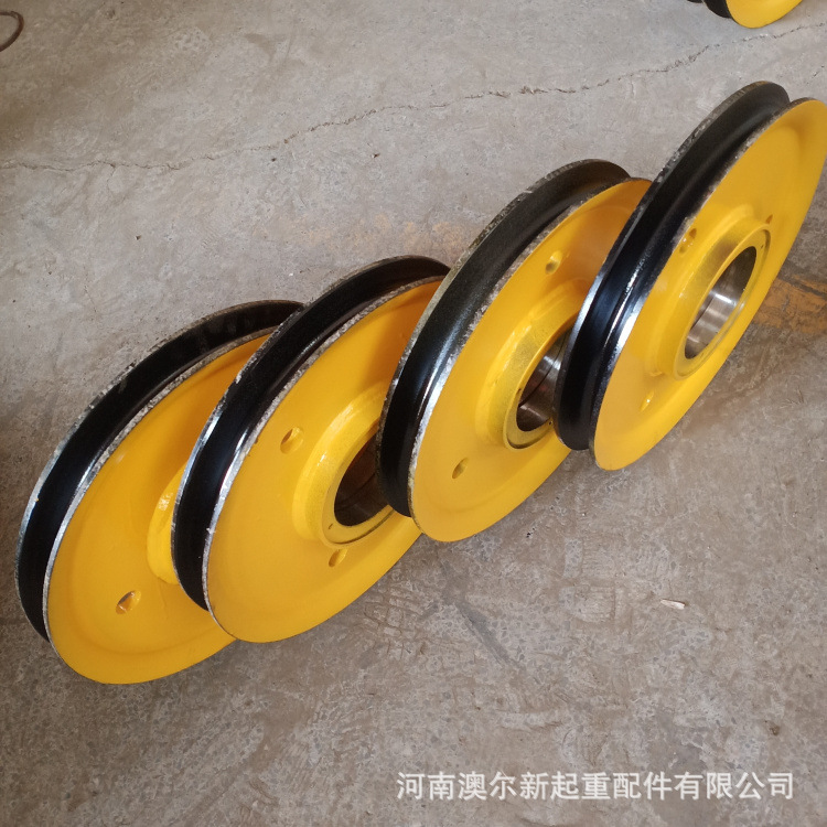 大量批发 φ430/565/685mm行车轧制滑轮片  钢板热轧滑轮