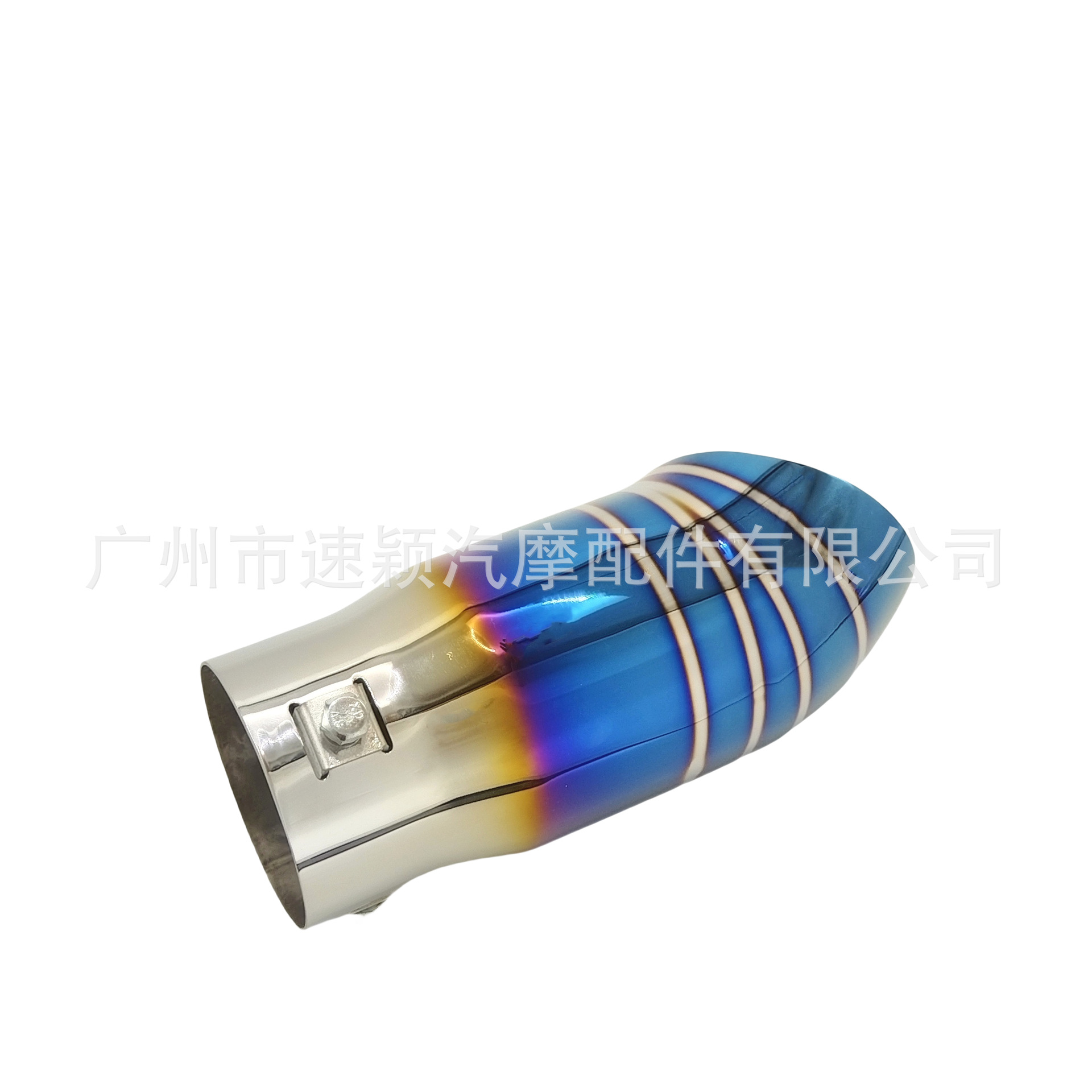 Factory Direct Sales Car Modification Universal Stainless Steel Exhaust Pipe Single Outlet Tailpipe Valve Exhaust Smoke Pipe Tail Tip