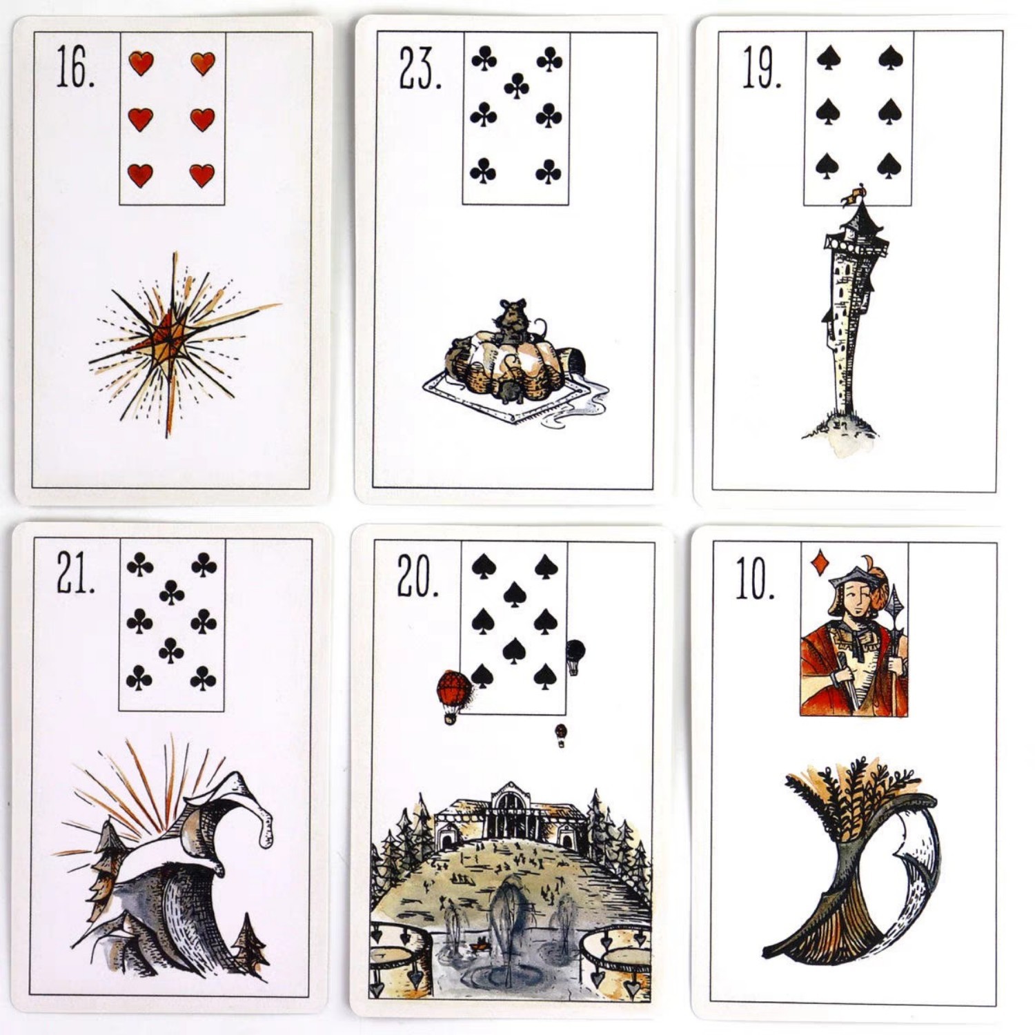 Maybe lenormand tarot orakelkort för partyspel och spådom_voghion.com