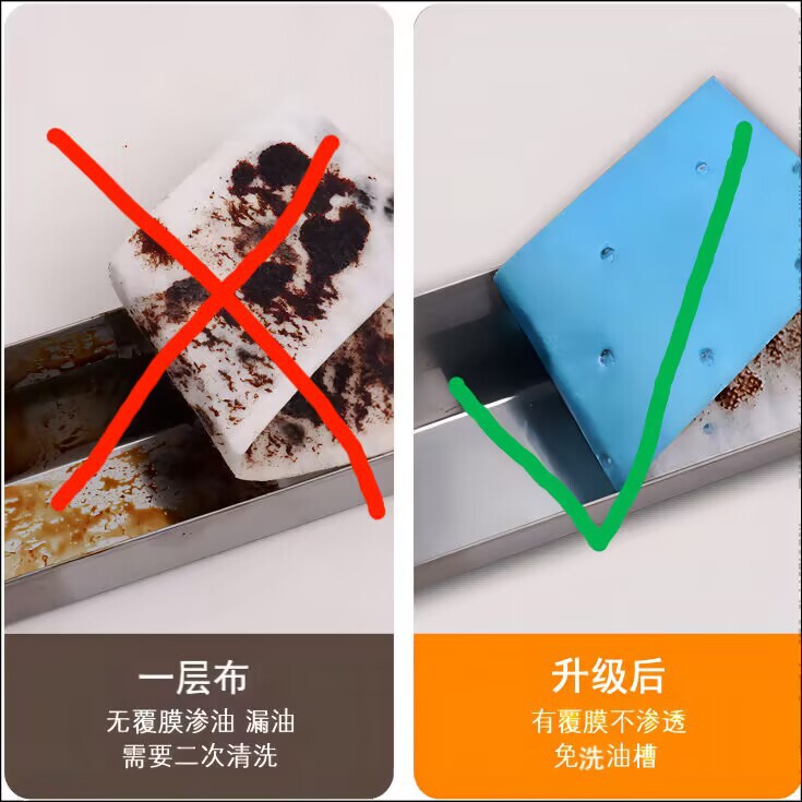 油烟机吸油棉厨房家用接油槽加厚过滤纸防油防渗漏吸油棉条通用|undefined