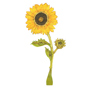 Factory Direct Wooden Artificial Flower Desktop Ornaments DIY Laser Cutting 3D Model Holiday Gifts Customized Oem