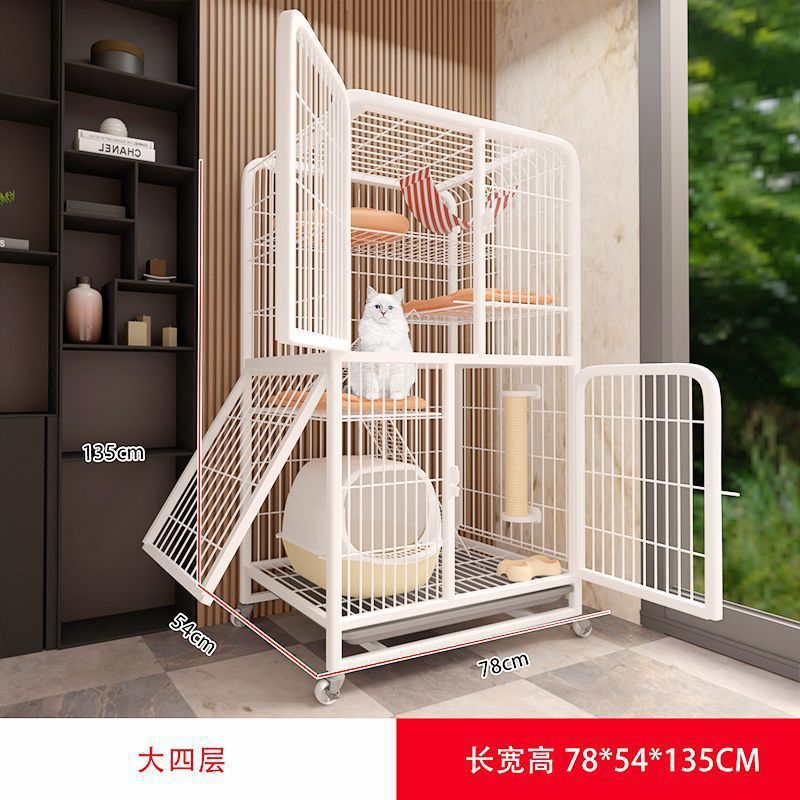 Jaula de gato doméstica interior de dos pisos gato villa no ocupa tierra mascota casa de gatos casa de gatos pequeña casa de gatos casa de gatos