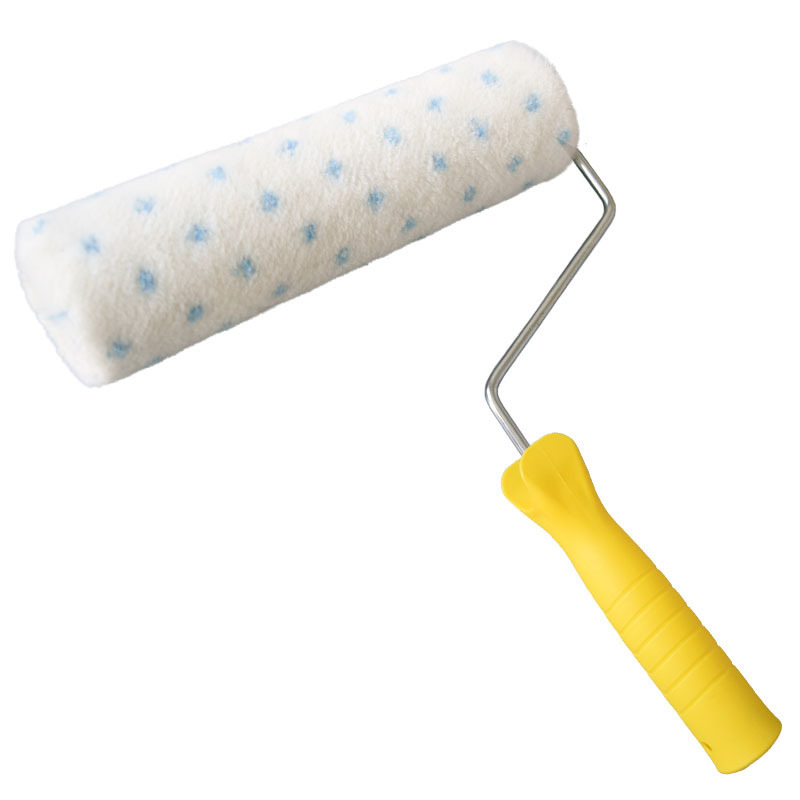 9 pulgadas cepillo de rodillo de pintura de pelo acrílico de pelo corto cepillo de pintura de látex de pelo grueso cepillo de pared herramientas de decoración Huade Haojia