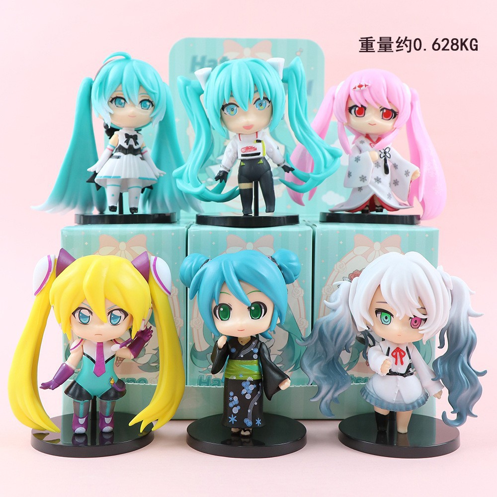 Serie de belleza de la serie Q 3 generación 4 generación 6 muñecas de la caja del automóvil de la serie de belleza de la serie Q mano al por mayor