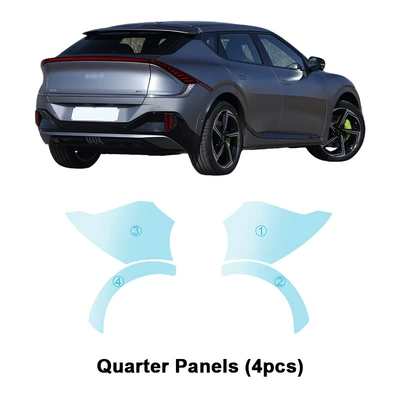 and brightening protective film, Automotive Film - tpu-transparent-protective-film-kia-ev6-gt-series-triangle-tpu-protective-film