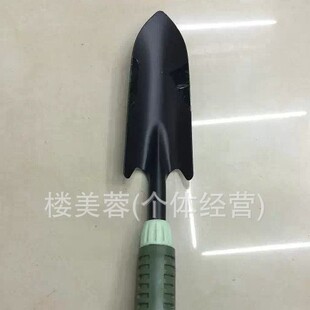 Spray Black Paint Stainless Steel Massage Handle Small Garden Shovel, Garden Tools