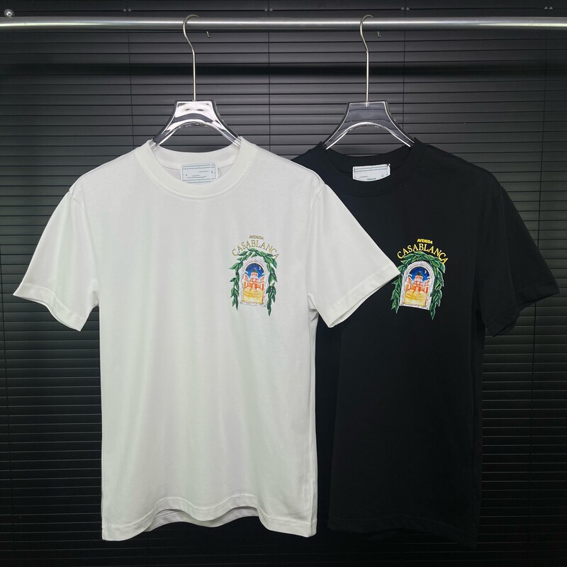 European and American Trendy Brand Ca Casa Short-Sleeved T-Shirt for Men and Women, Same Style, Front and Rear 3D Digital Printing, Simple and Versatile, Ready for Sale European and American Trendy Brand Ca Casa Short-Sleeved T-Shirt for Men and Women, Same Style, Front and Rear 3D Digital Printing, Simple and Versatile, Ready for Sale