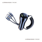 快usb汽车用手机点烟器转换插头一拖三冲车载充电器快充包邮