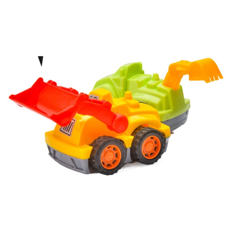 Tire back juguete coche de los niños ingeniería vehículo excavadora mezclador traje excavadora supermercado regalo juguete