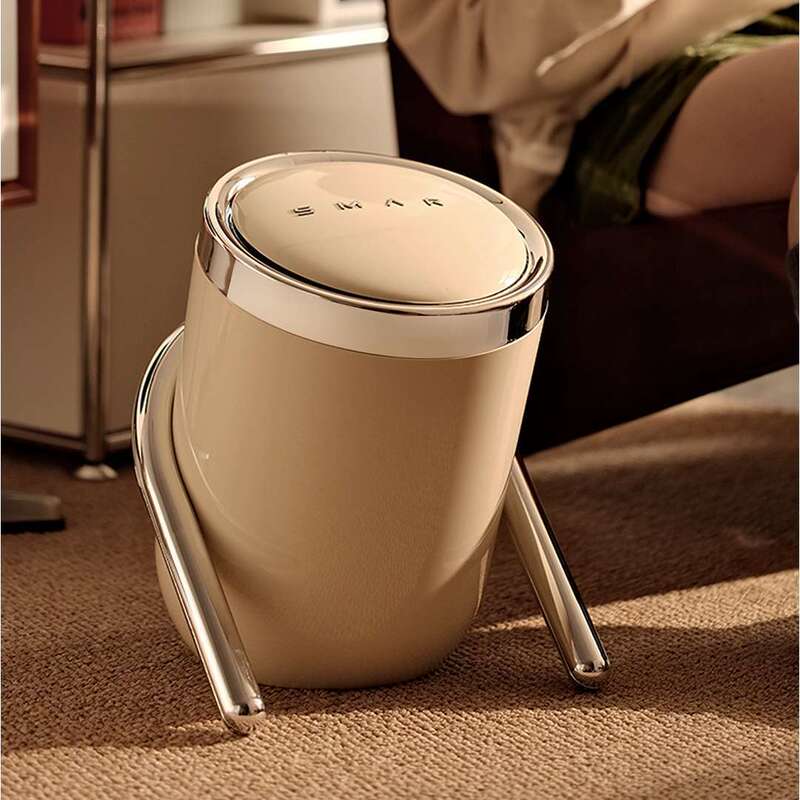 Retro Trash Can for Home Use in Kitchen, Living Room, Bathroom, Bedroom, Tea Room, Toilet, Office, Homestay, Hotel Storage Bin