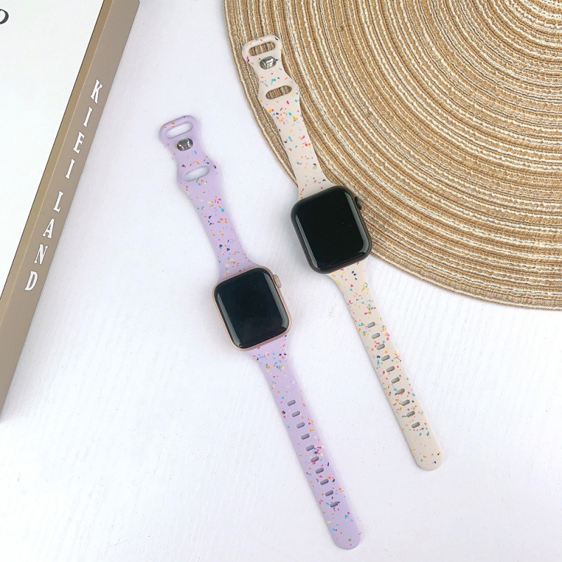 Suitable for iWatch9 Apple Watch Applewatch8 Sports S7 Silicone Se…