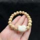 Wood Beaded Lotus Bracelet 2024 Girl's New Chinese Bracelet Zen Niche Vintage Bracelet Girlfriend