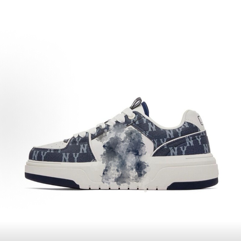 Putian Foreign Trade MLB Dad Shoes New York Yankees NY Thick-Soled Sneakers Unisex Versatile Casual Shoes for Couples Sports