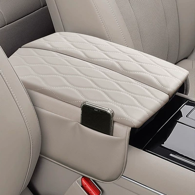 Armrest box pad M7 armrest box booster - question-bank-m7-shaohua-apricot