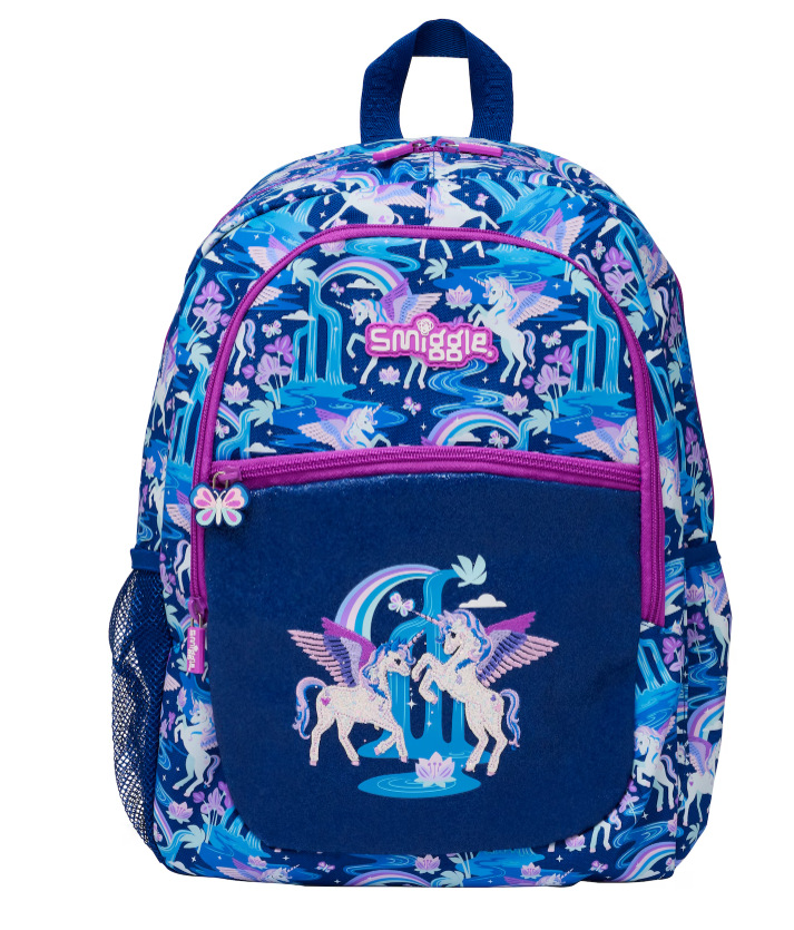 Australia smiggle mochila escolar para estudiantes de primaria y secundaria mochila para niños bolsa de ocio al aire libre mochila de dibujos animados de gran capacidad