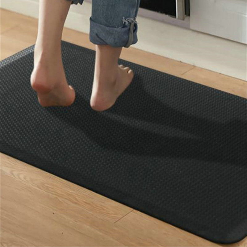 Transfronterizo Amazon venta caliente almohadilla de cuero de PVC gruesa impermeable y a prueba de aceite alfombra de cocina para el hogar alfombra antideslizante