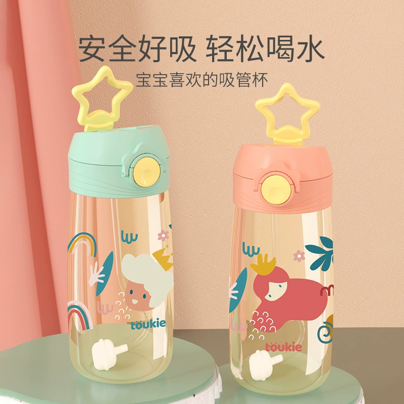 Children's capacious glass with glass, high quality handheld tea cup