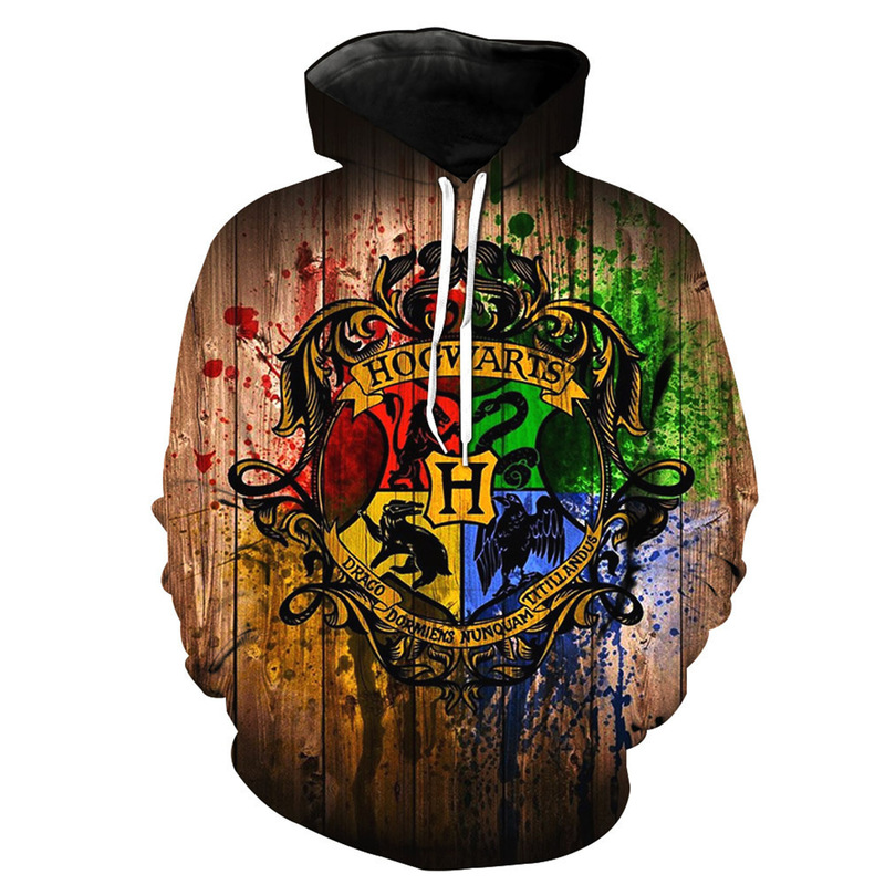 Film and Television peripheral Harry Potter sweater series pullover 3d digital printing one-piece delivery hoodie one-piece delivery