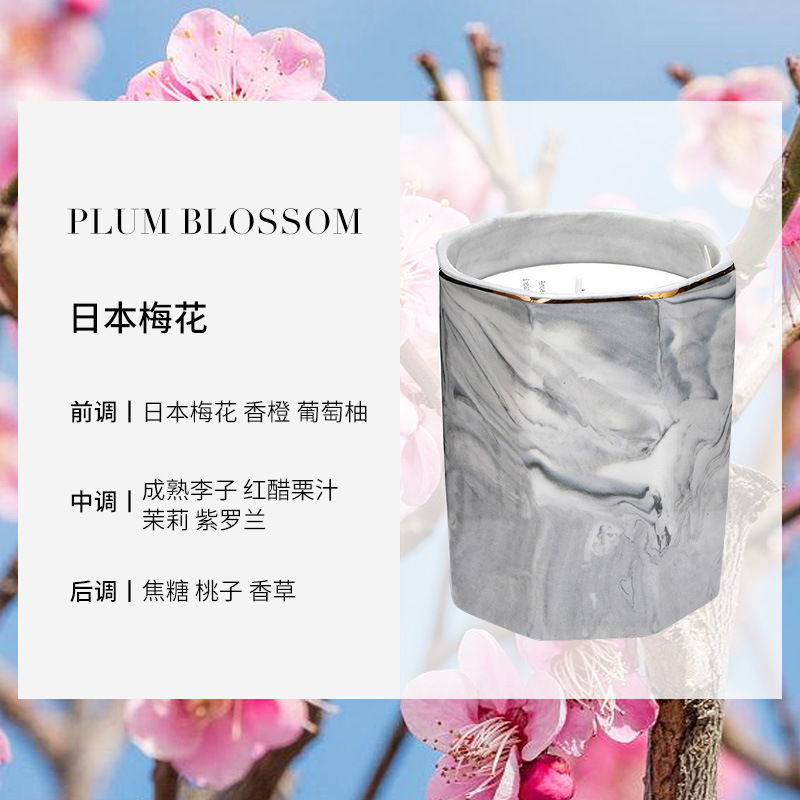 Marble aromatherapy, brand candle, perfumed oil