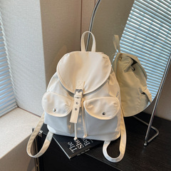 新商品の大衆カジュアルショルダーバッグ女性レトロ学院風旅行リュックサック通勤百合女性カバン