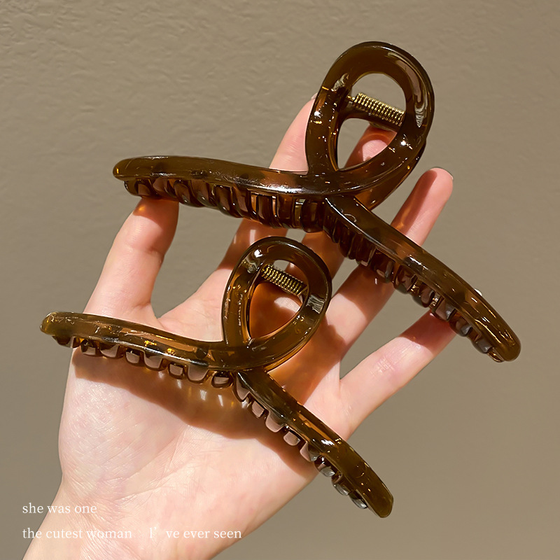 Pinza para el cabello de plástico a máquina de 11cm, base de bricolaje, material hecho a mano, accesorios de clip desnudo, clip de agarre, clip inferior, haga su propia horquilla