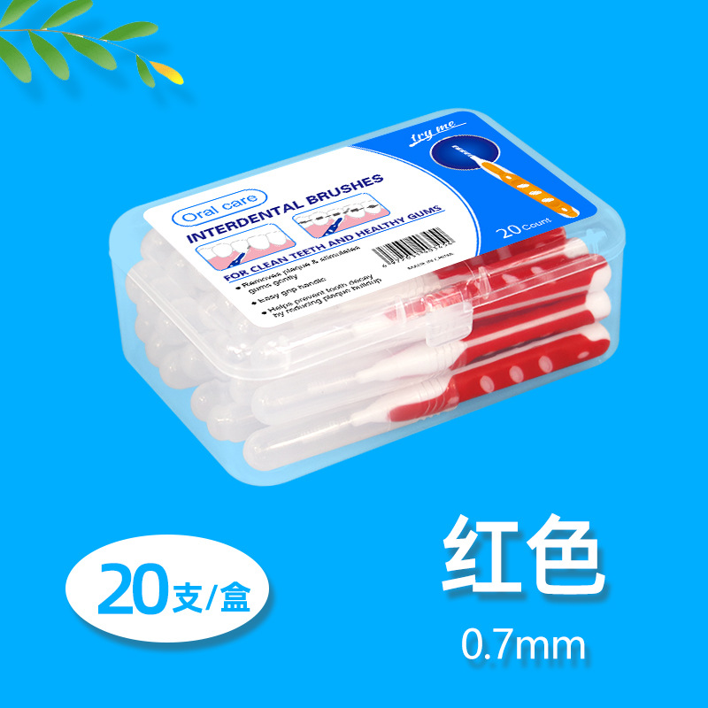 Cepillo Interdental Ortodóncico Set de 20 Limpieza Oral