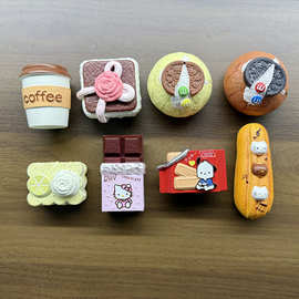 创意高货可爱树脂磁力贴3d立体家居装饰品食玩磁贴仿真树脂冰箱贴