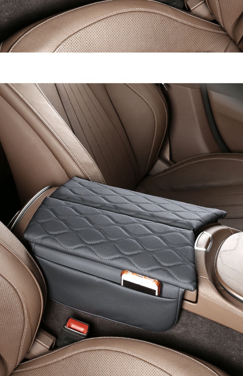 Suitable for Mercedes-Benz Armrest Box Protective Pad, Heightening Pad Cover, Mercedes E300L C2600L Decoration, 23Glc300L Accessories