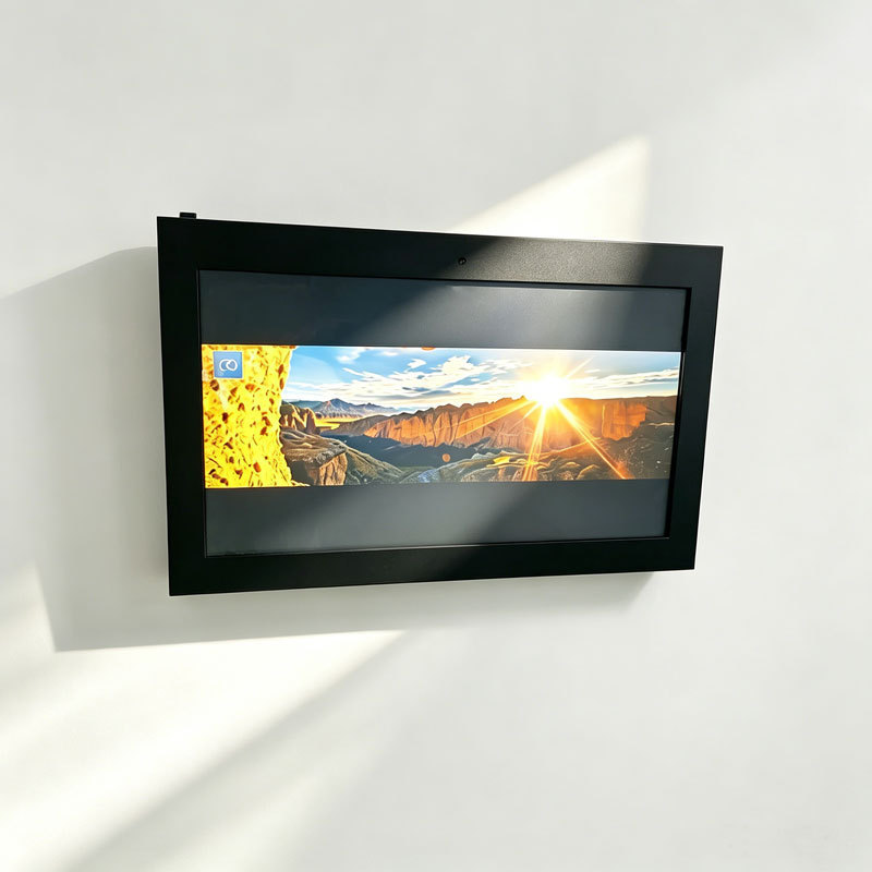 Source Factory Outdoor Wall-Mounted Advertising Machine, Waterproof and Sun-Proof High-Definition Lcd Display, Network Smart Advertising Screen