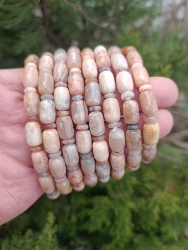 【Sunstone Capsule Sunstone Style Bracelet】8×14Mm Sunstone Bracelet Gift Souvenir