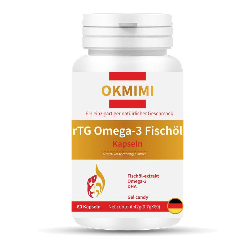 Okm欧可米鱼油深海鱼油omega3软胶囊高浓度白头发男女通用|undefined