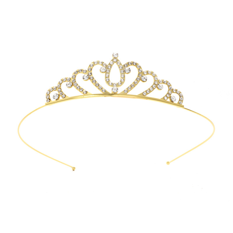 Diadema con Corona de Princesa Infantil de Metal Galvanizado para Cumpleaños y Fiestas image 65