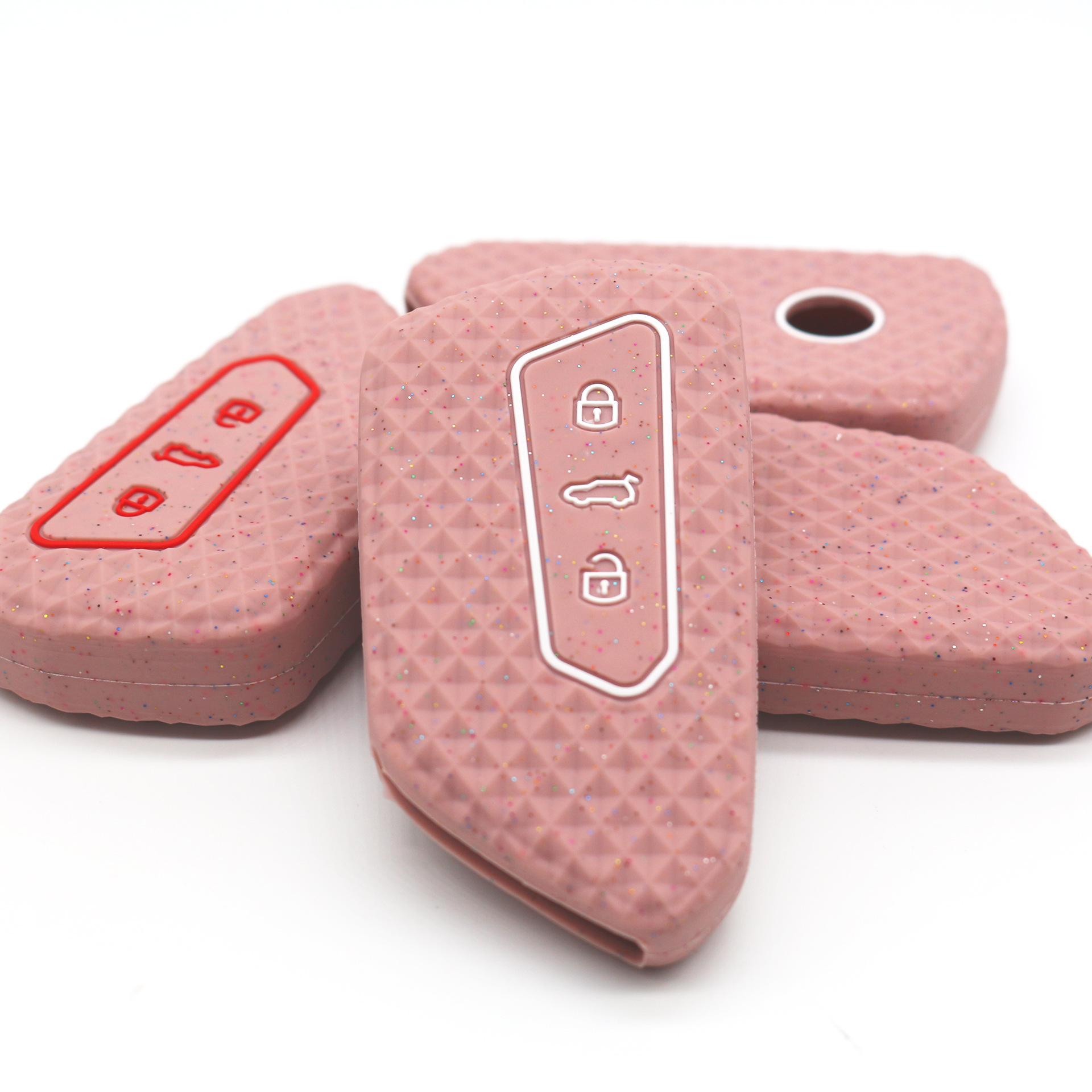 2021 car key cover for golf 8 remote control package Volkswagen eight generation new silicone key cover