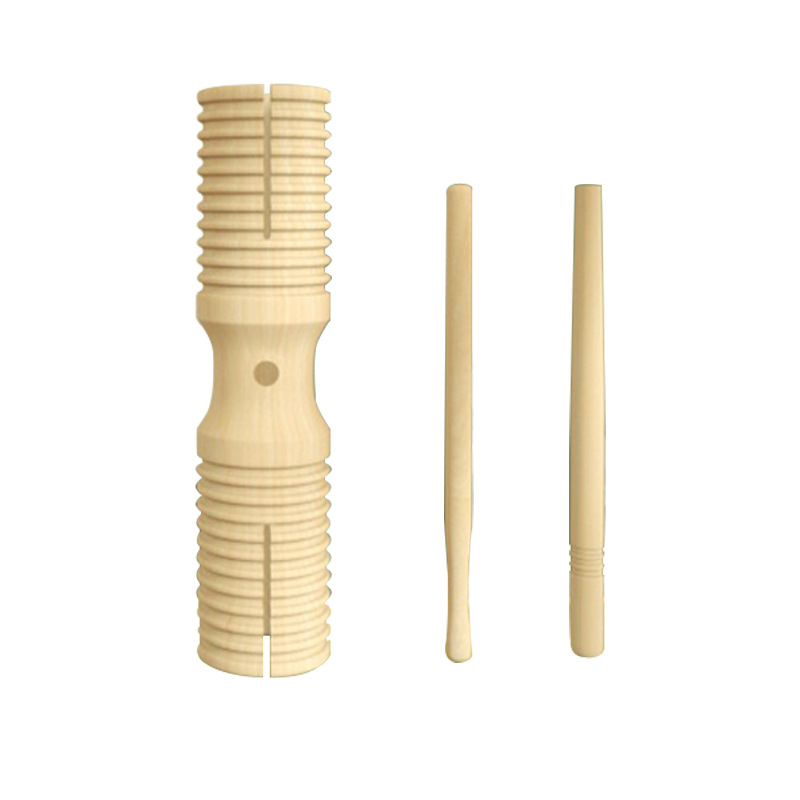 Jiagou tubo de sonido doble percusión grande música para niños material didáctico juguete de madera instrumento musical juguete entre padres e hijos. 13