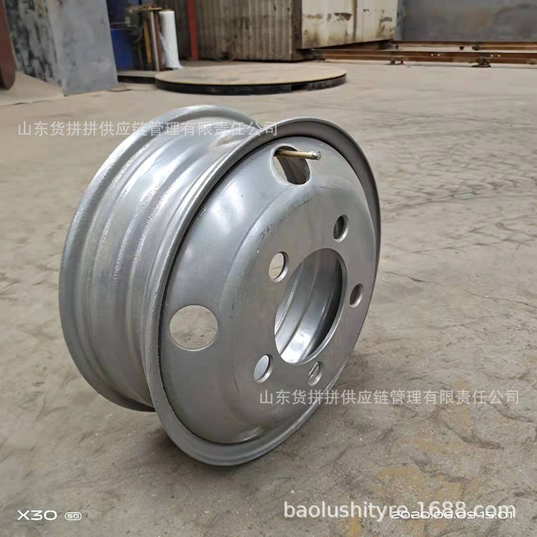 7.50-16  轻卡车钢圈  5个螺丝孔 加厚