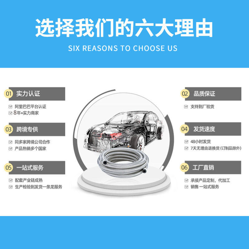 Haofa 4l60e 4l65e transmisión automática refrigerador línea kit negro an6 negro tubo de aceite del refrigerador de aceite