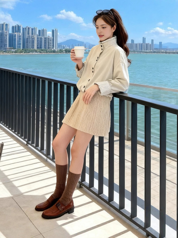 风衣短外套女2025秋季新款今年流行短款花苞型好看的休闲韩系气质|undefined