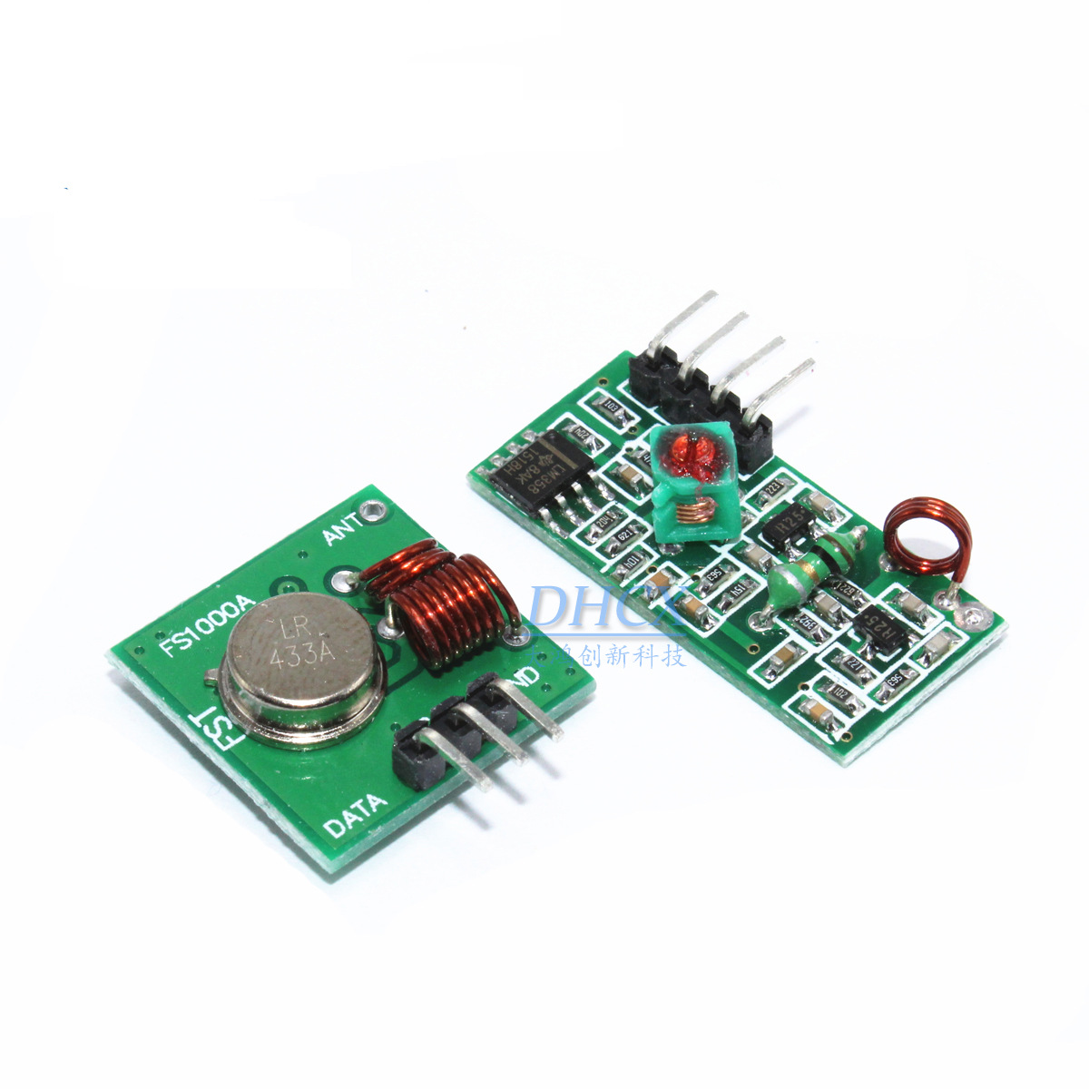 315M/433MHz无线接收发射超再生模块 FR射频板遥控器开关防盗报警