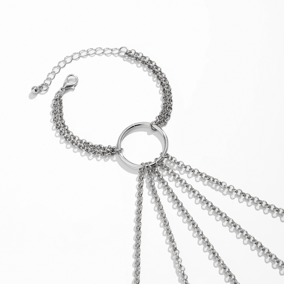 Bracelet chaîne à griffes de doigt Punk, anneaux de pointe d'ongle, motif creux, griffes de doigt de reine ancienne pour femmes et filles, Halloween Cosplay_voghion.com