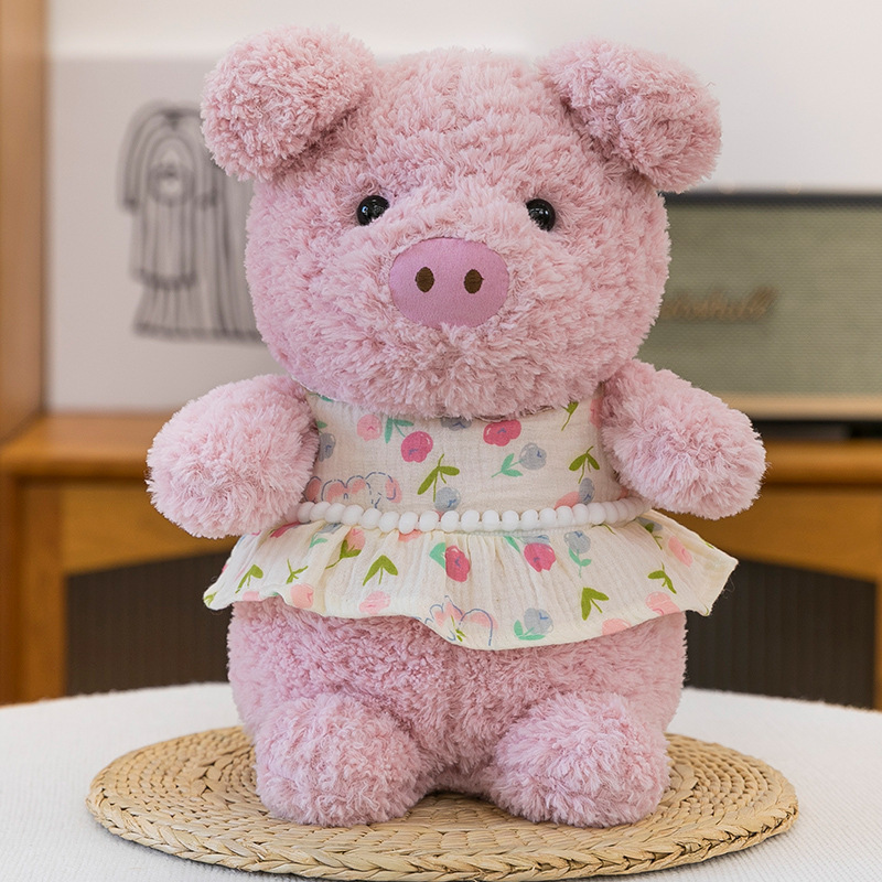 かわいいなだめるおやすみぬいぐるみ子供の誕生日プレゼントパジャマテディベア寝室人形スカーフ布人形|undefined