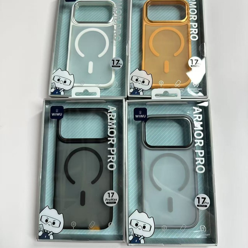 wiwu吉玛仕适用于iphone17promax肤感磨砂磁吸手机壳17pro防摔壳|undefined