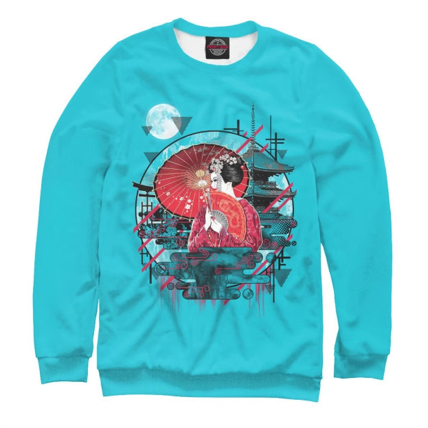 Comercio exterior transfronterizo Rusia venta caliente impresión digital 3D hombres y mujeres con el mismo estilo suelto manga larga hombro suéter de cuello redondo