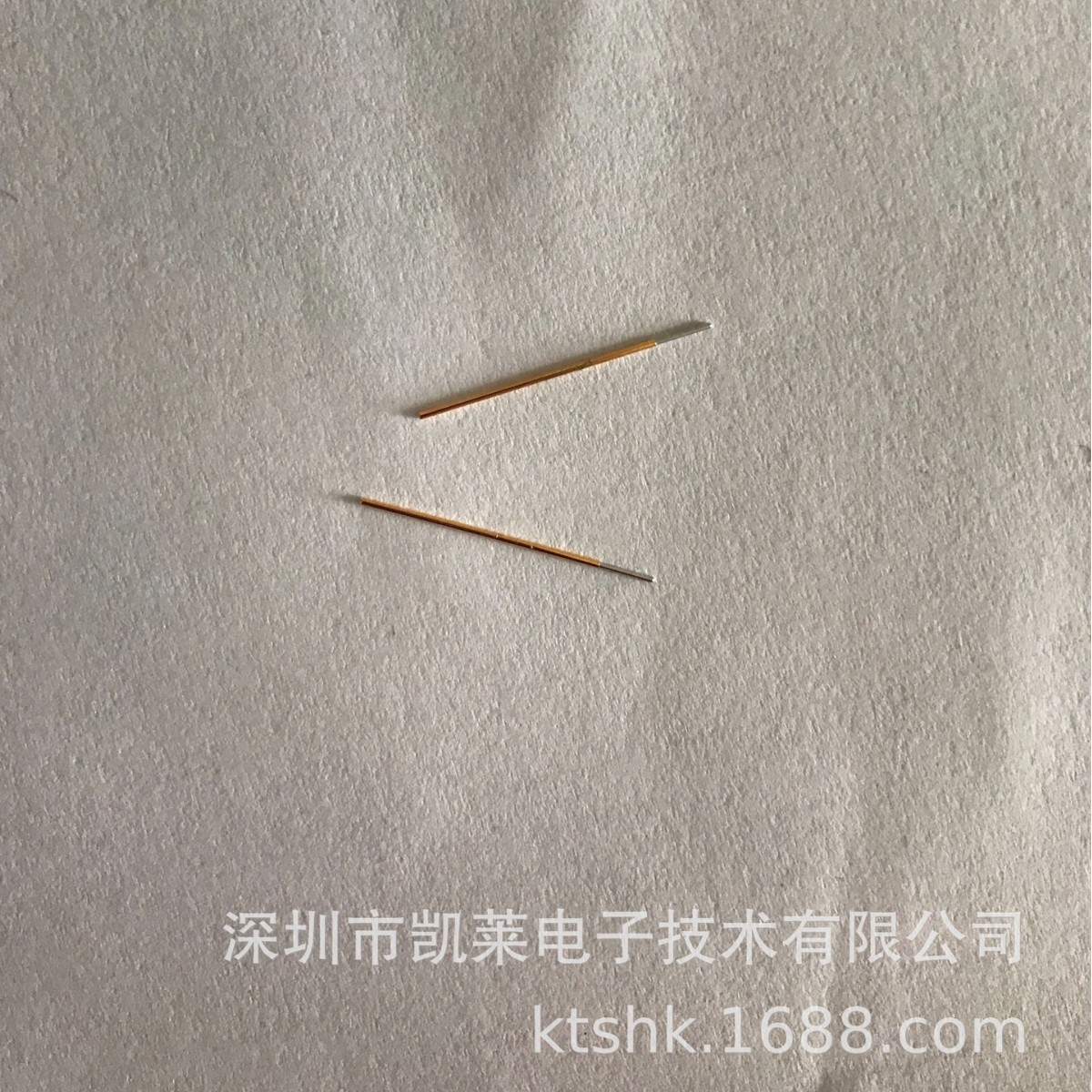 厂家现货直供香港进口光板弹簧测试探针ＰTL048凯莱智仁镀铑钢针