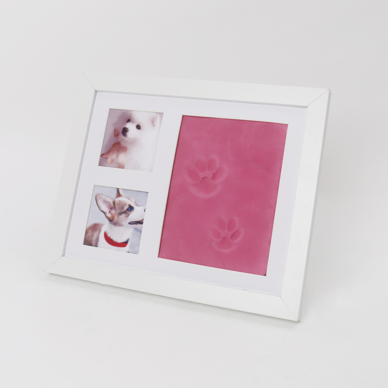 애완 동물 사진 프레임 분말 진흙
