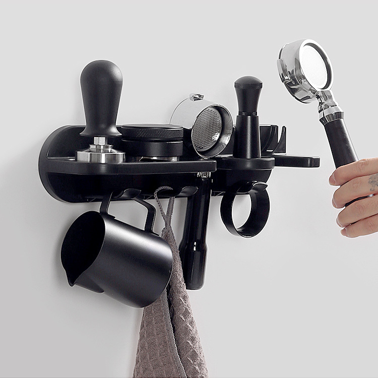 Handle storage rack powder spreader powder presser home display shelf wall hanging rack tool set