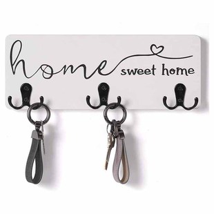 Large Wall-Mounted Hanging Jewelry Storage 3-Piece Set Detachable Bracelet Rod Wooden Necklace Rack Jewelry Hook