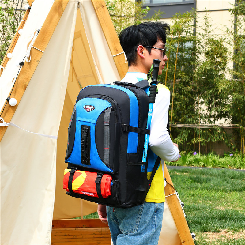 Bolso del alpinismo al aire libre mochila de gran capacidad carretera comida camping bolsa impermeable mochila escalable logo impreso mochila al por mayor