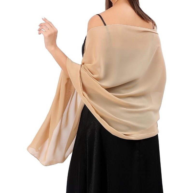 summer thin white black shiffon cloak