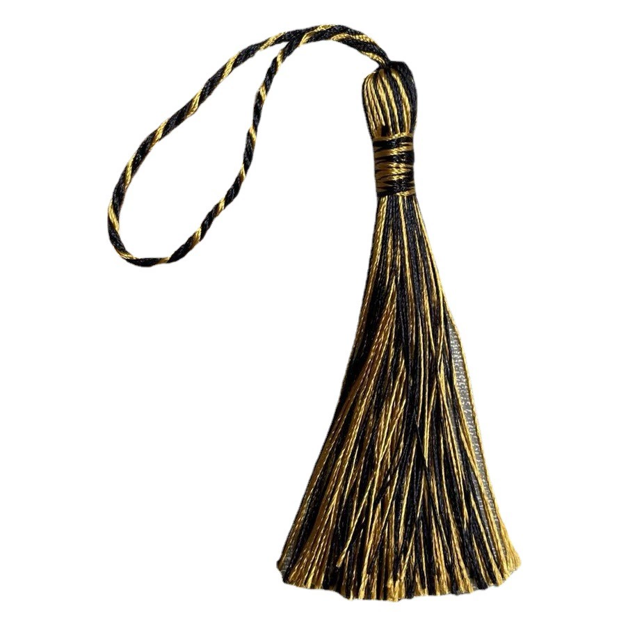 В наличии Желтый и черный смешанный цвет кисточкой Кулон Бутылка для ароматерапии Бутылка вина Кисточка