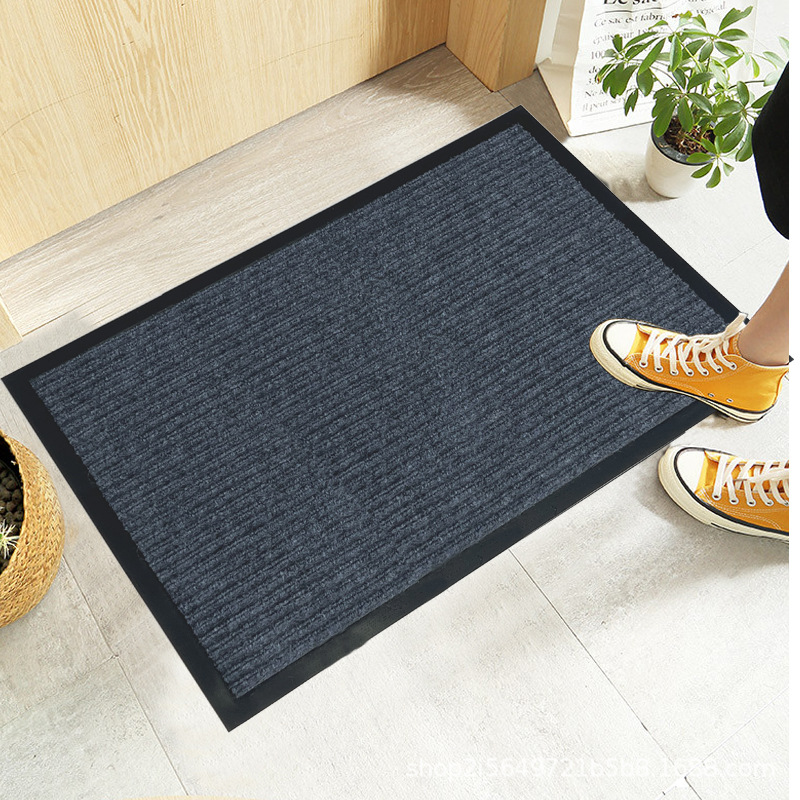 Nuevo producto patrón de neumáticos alfombrilla de puerta impermeable, antideslizante, resistente al desgaste y a la suciedad cocina oficina baño puerta cocina PVC